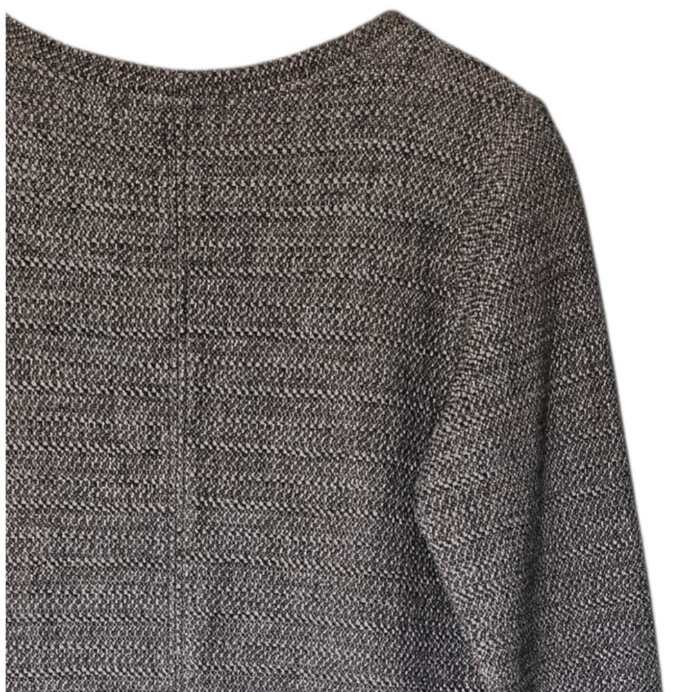Women's Humanoid Gray Tweed Dress 3/4 Sleeves Knee Length Shift Style M Romania - Picture 9 of 16